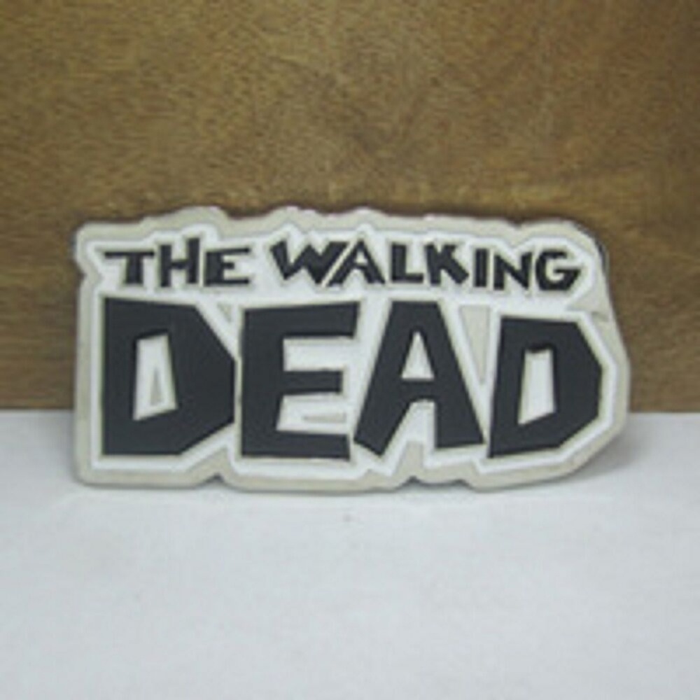 New Black & White Walking Dead Belt Buckle